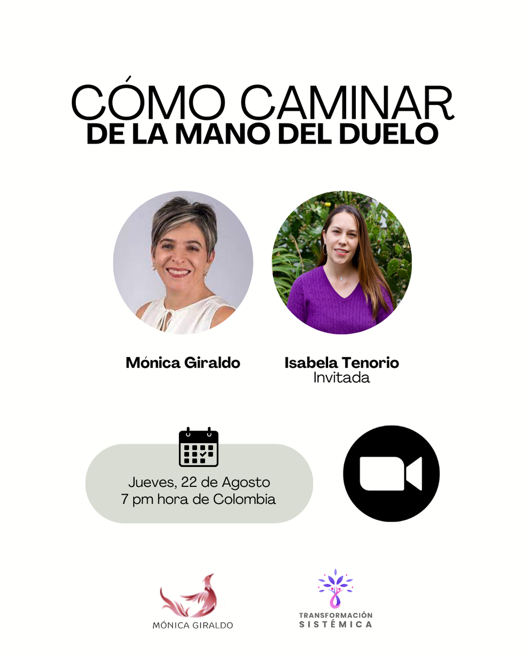 “¿Cómo caminar de la mano del duelo?” Webinar gratuito