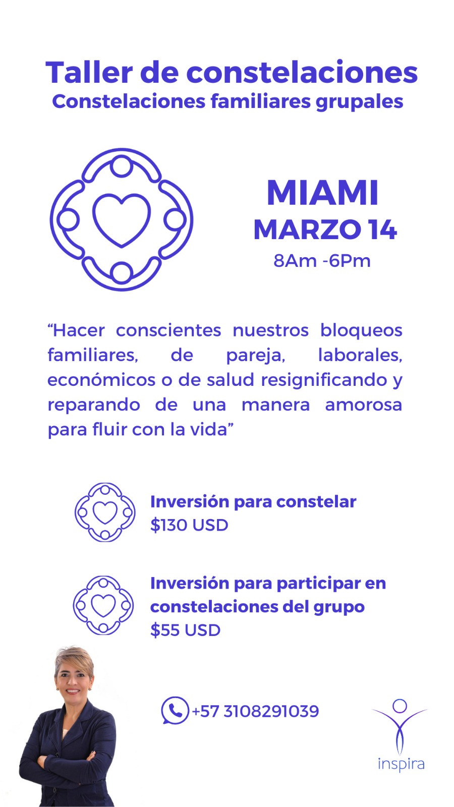 Constelaciones Familiares – Taller Presencial en Miami