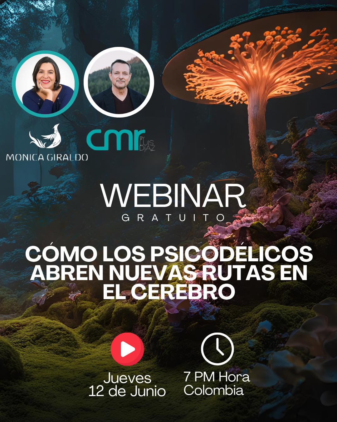 Webinar Gratuito: Cómo los psicodélicos abren nuevas rutas en el cerebro