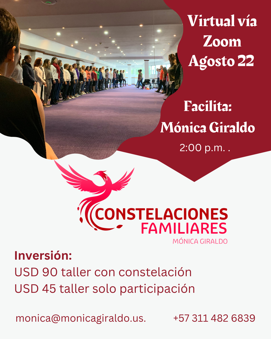 Constelaciones Familiares – Taller virtual vía Zoom