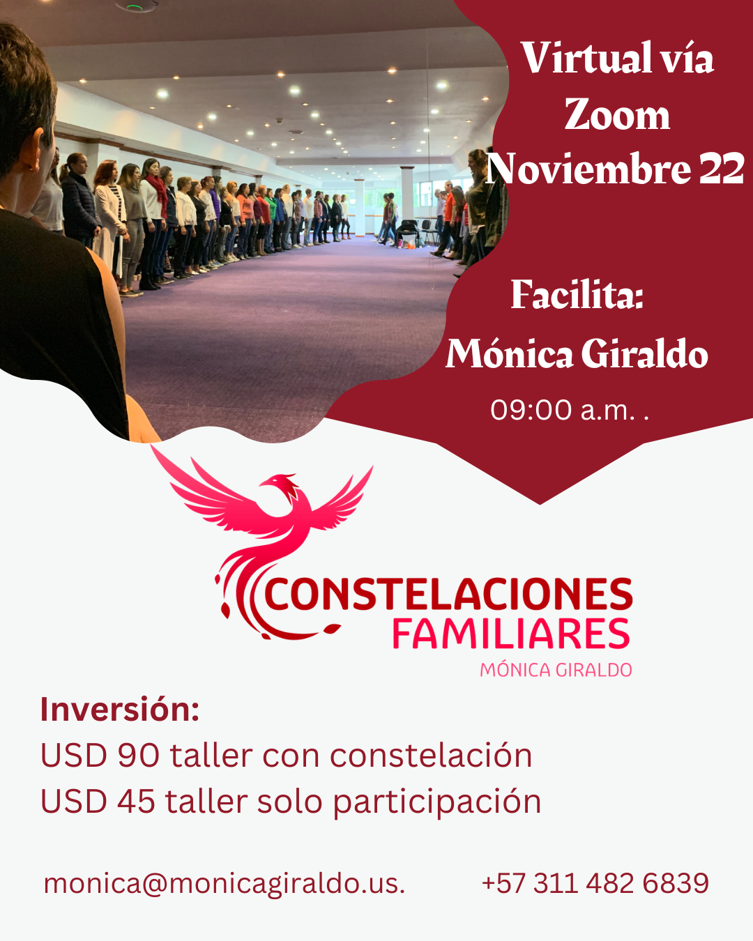 Constelaciones Familiares – Taller virtual vía Zoom