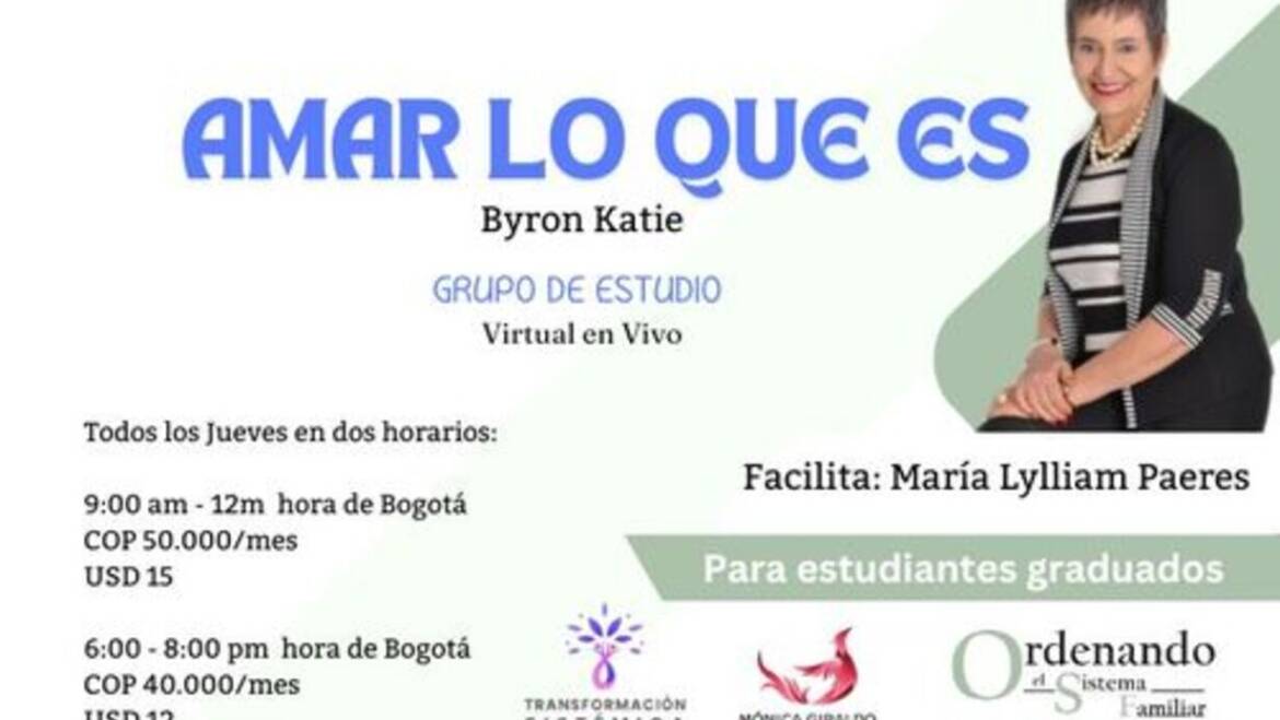 Grupo de Estudio Ordenando el Sistema Familiar – Virtual en Vivo en las mañanas o tardes